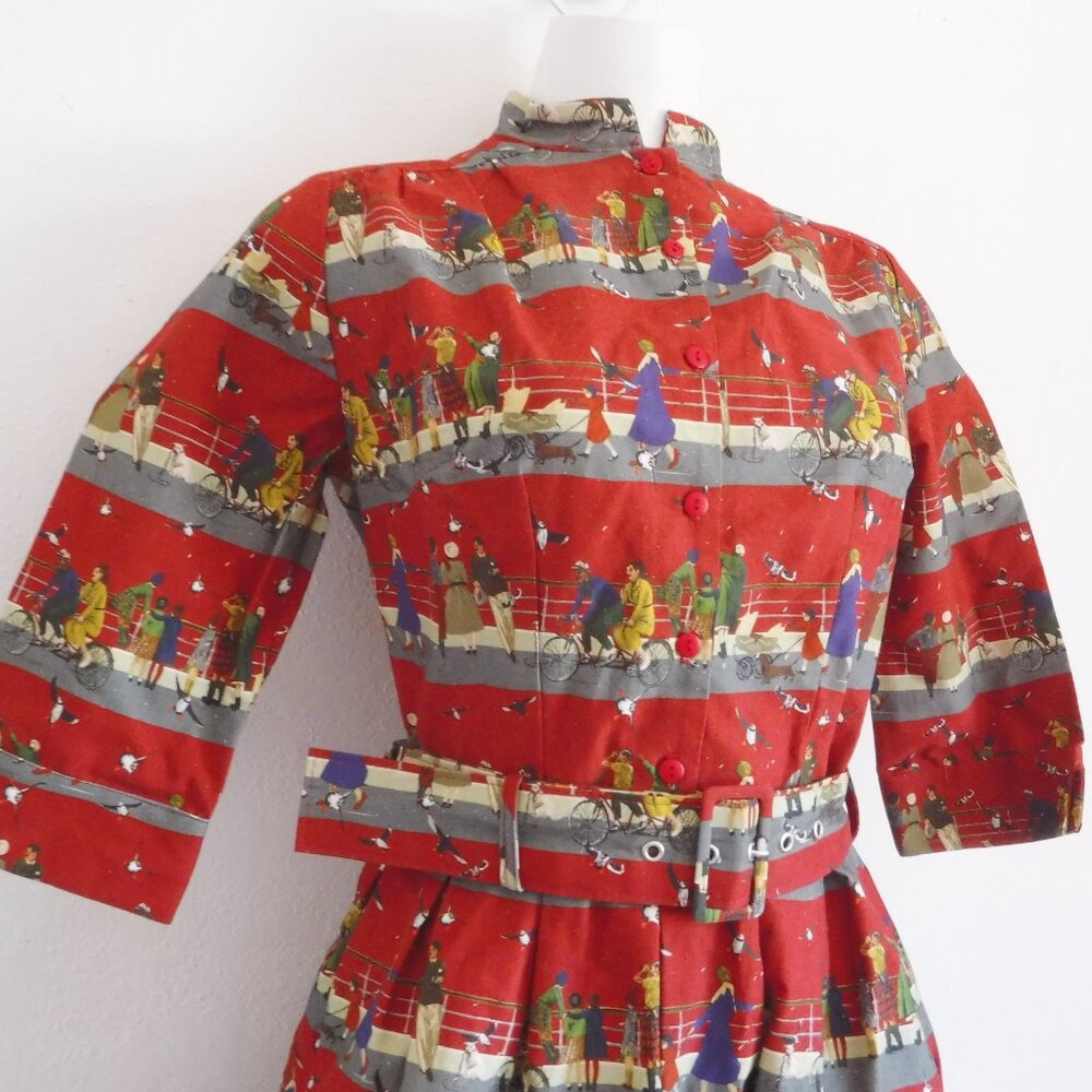 NWT Palava Red Cynthia Dress Size 8 - Picture 3 of 10